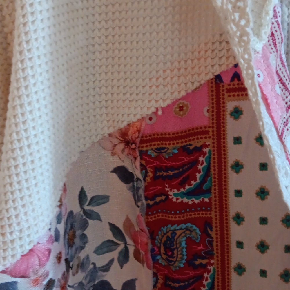 POL Multicolor Textured Fabric Hooded Sweater Jacket - Picture 10 of 10